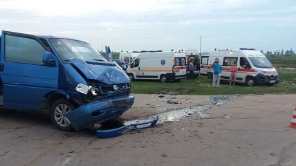 ДТП в Херсонской области: пострадали 8 человек, в том числе и дети