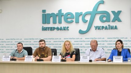 Представники пацієнтських організацій на пресконференції в агентстві "Інтерфакс-Україна"