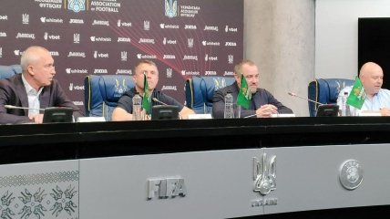 Сергій Ребров представлений як головний тренер збірної України