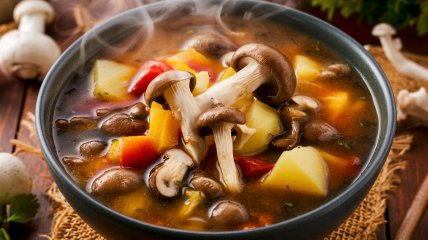 Вкусное и сытное первое блюдо