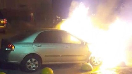 Поджог автомобиля журналистов "Схем": в полиции показали, как выглядят подозреваемые