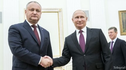 Додон в РФ договорился о снятии пошлин на товары из Молдовы