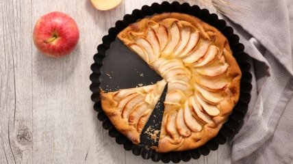 Ароматный яблочный пирог
