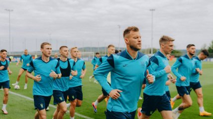 Тренування збірної України перед матчем із Бельгією