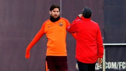 Месси не смог завершить тренировку в "Барселоне" (Видео)