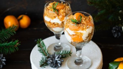 Мандариновое сияние в бокале: рецепт воздушного десерта (видео)