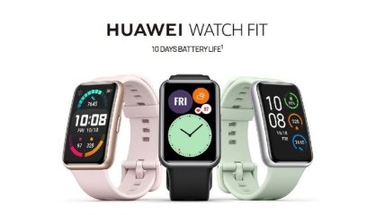 Huawei Watch Fit: компания выпустила бюджетные смарт-часы с прямоугольным дисплеем (Фото)