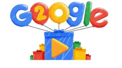 Google отметил свое 20-летие праздничным дудлом 