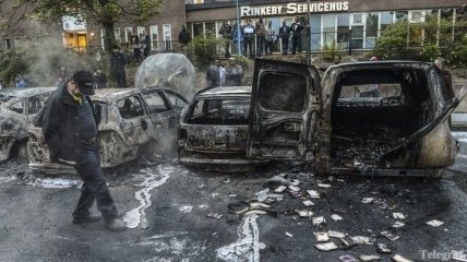 В 12-ти городах Швеции наблюдались беспорядки