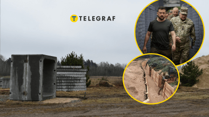 В 2024 году строительство фортификаций на Волыни посетил Владимир Зеленский