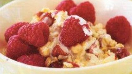 Малина с мюсли