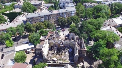 В Одессе обрушился памятник архитектуры