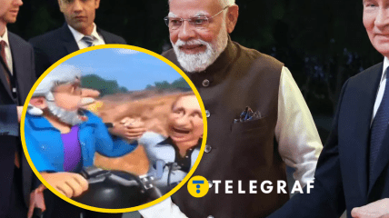 Нарендра Моди и Владимир Путин