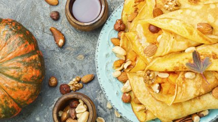 Тыквенные блины (видео)