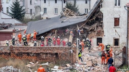 В Польше обрушился жилой дом, под завалами ищут людей