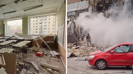 У Львові пошкоджена школа, у Дніпрі прилетіло в пологовий будинок