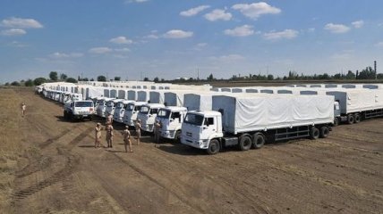 В Ростовскую обл выехали автомобили 26-го гумконвоя РФ для Донбасса