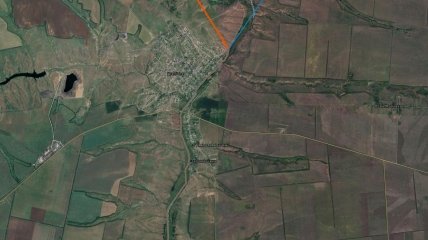 Село Старомарьевка находится на линии разграничения боевых действий