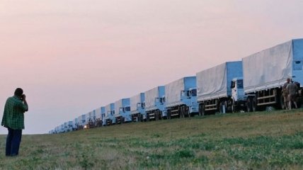 Госпогранслужба: "Гуманитарный конвой" остановился напротив ЧП "Изварино"