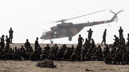 Вертолет вооруженных сил Афганистана потерпел крушение