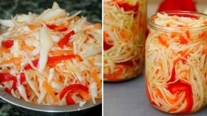 Салат из капусты на зиму – простой рецепт