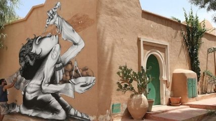 Как художники всего мира раскрасили небольшую тунисскую деревню (Фото) 