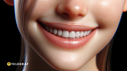 Білі зуби - це ознака здоров'я та краси (фото створене з допомогою ШІ)