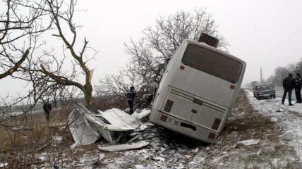 На Николаевщине столкнулись автобус и грузовик: есть погибшие