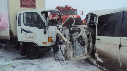 ДТП на Черниговщине: погиб человек, еще семь травмированы