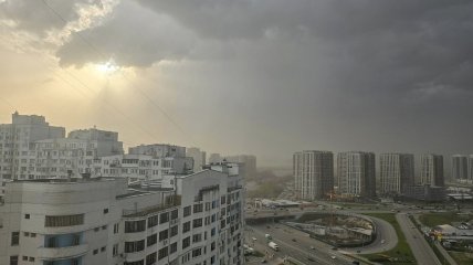 Песчаная буря в Киеве