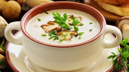 Рецепт дня: грибной крем-суп