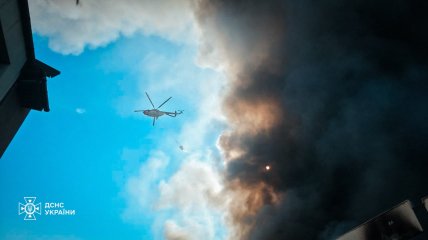 Задымление над Киевом после российской атаки 2 июля 2026 года