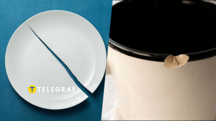 Посуд з тріщинами