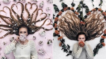 Художница фотографирует свои волосы и это сделало ее звездой Instagram (Фото) 