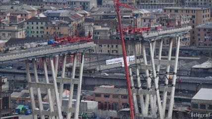 В итальянской Генуе начали снос злосчастного моста Моранди