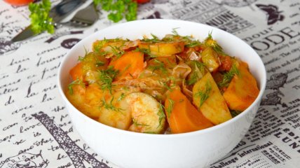 На вкусный летний ужин: овощное рагу "Запеченное"