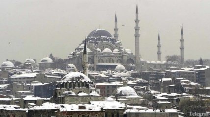 Стамбул в снегу, 7 января 2012.