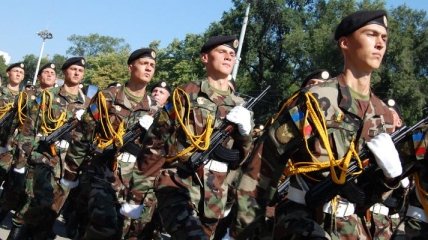 Подразделение армии Молдовы пройдет по Крещатику