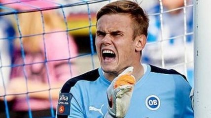 Голкипер "Динамо" напускал пять голов в чемпионате Дании