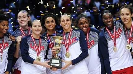 Сборная США - чемпион мира по баскетболу среди женщин