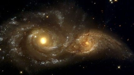 Обнаружено свидетельство мощнейшего столкновения галактик