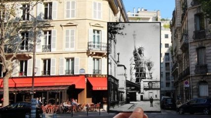 Художник показал трансформацию Парижа за последние 100 лет (Фото) 