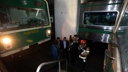 В Сеуле столкнулись 2 поезда метро: пострадали 170 человек