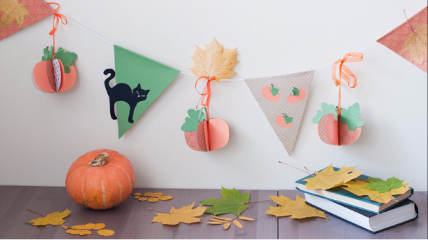 Украшение детского сада: праздничные гирлянды на тему "Осень" своими руками