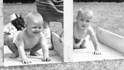 Детские бега в подгузниках в США в 1940 - 1950 годах (Фото)