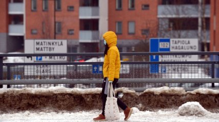 Даже в городе финская зима не самая комфортная