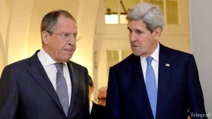 Керри и Лавров обсудили по телефону ситуации в Сирии и Украине