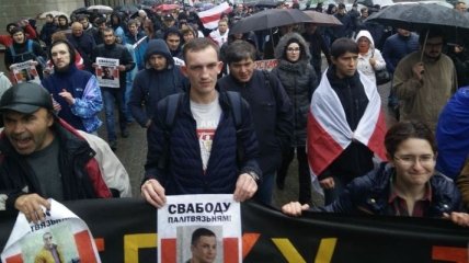 В Минске проходит несанкционированный "Марш возмущенных белорусов 2.0"