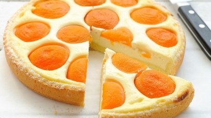 Рецепт недели: творожный пирог с персиками