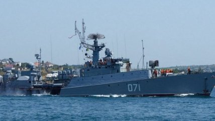 Корабли из Севастополя участвовали в боевых учениях России в море